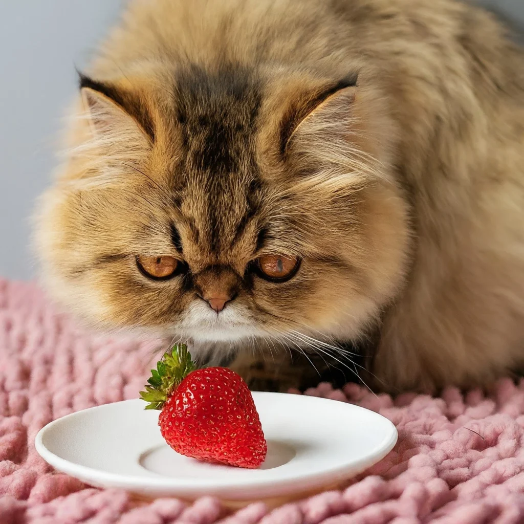 Are strawberries safe for Persian cats?